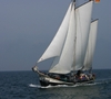 Zeilschip Mon Desir op de Waddenzee