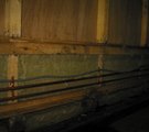 electraleidingen en warm en koud water voor passagiershut