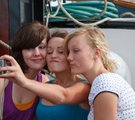 fotosessie tijdens het zeilen