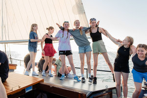 Zeilen met kinderen
